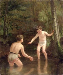 Badende Jungen, 1873